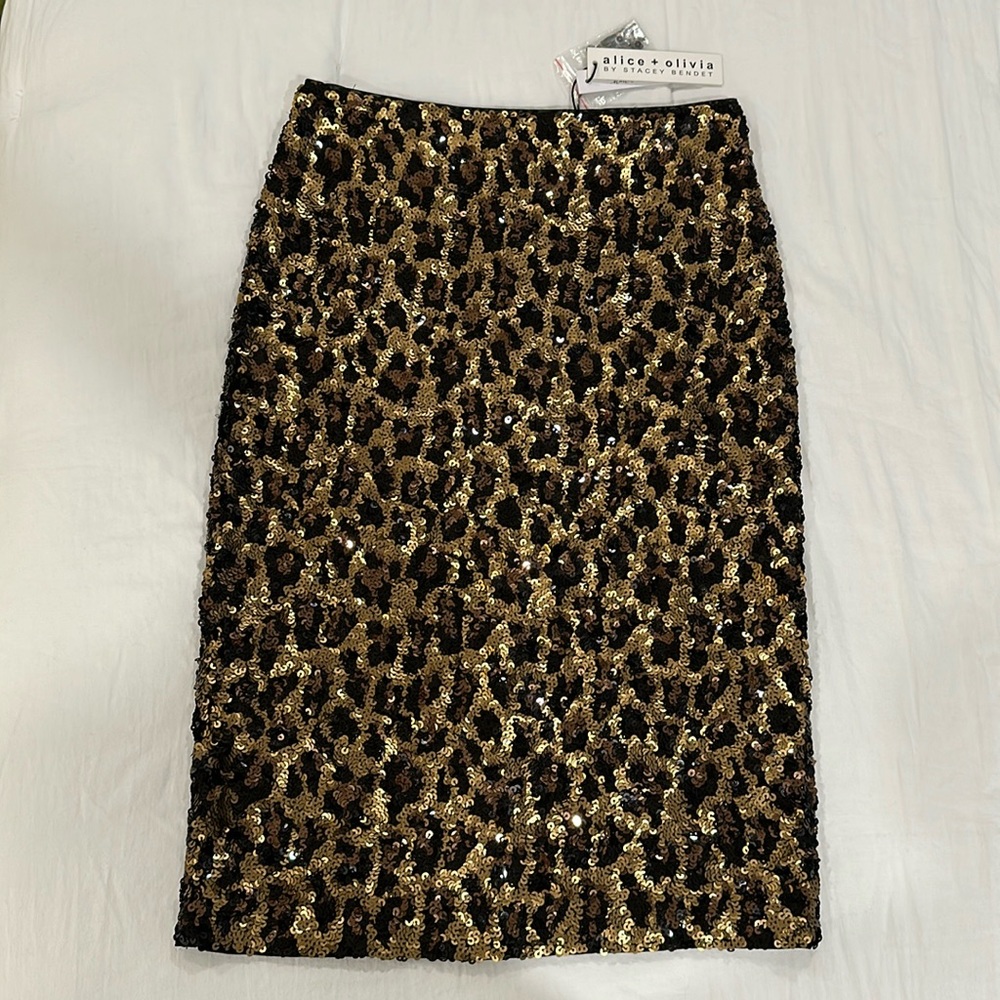 Alice + Olivia Sequin Skirt